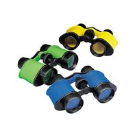 Fun Central 12 Pack - Toy Binocular for Kids Party Favors, Novelty Binoculars for Birdwatching and Outdoors- Assorted Colors