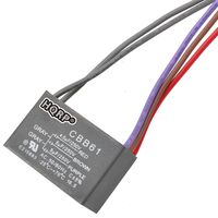 HQRP Capacitor for Hampton Bay Ceiling Fan 4.5uf+5uf+5uf 5-Wire plus HQRP Coaster