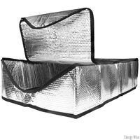 Energy Wise Attic Stairs Insulation Cover, R-value 15.5, Air Tight Attic Tent with Easy Zipper Access, 25″x54″x11″