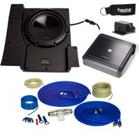 Alpine SBV-10-WRA 10-Inch Subwoofer for 2007-2018 Jeep Wrangler with MRV-M500 Amplifier, Wire kit and bass knob