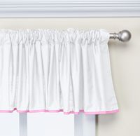 Baby Doll Bedding Forever Mine Junior Window Valance, Pink