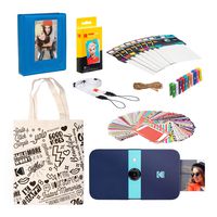 KODAK Smile Instant Print Digital Camera (Blue) Starter Kit