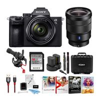 Sony a7 III Full Frame Mirrorless Interchangeable Lens Camera w/ 28-70mm & 16-35mm f/4 ZA OSS Two Lens Kit