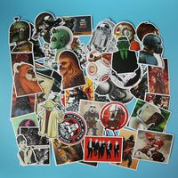 Star Wars Stickers Cartoon Laptop Stickers Cute Girl Vinyl Sticker Computer Car Skateboard Motorcycle Bicycle Luggage Guitar Bike Decal 50pcs Pack
