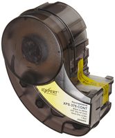 Brady XPS-375-CONT IDXPERT PermaSleeve 0.645" Height, 1.015" Width, B-342 Heat-Shrink Polyolefin, Black On White Color Wire Marker Sleeves