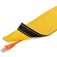 4" Wide Dura Race Carpet Cord Cover - 5FT Length - Color: Yellow