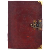Handicraftofpinkcity Leather Notebook with Lock