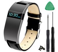 KingBaas Compatible for Fitbit Charge HR Strap, Adjustable Watch Replacement Accessories Bands Compatible Fitbit Charge HR/Charge HR Band, Black
