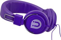 Uber 13131 Headphone, On-Ear Rubberized, Purple