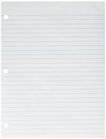 Ampad 21-113 Evidence Glue Top Pads, Letter Size, 3 Hole Punched, White Paper, Wide Ruled, 50 Sheets Per Pad, 12 Pads Per Pack