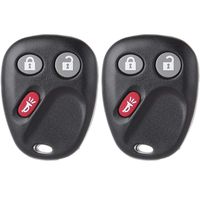 Scitoo 2X Keyless Entry Car Remote Control Key Fob 3 Buttons Replacement fit Cadillac Chevy GMC Hummer Saturn Pontiac Series LHJ011