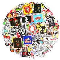 Cool Alternative Stickers (100Pcs), Special Skateboard Rock Fashion Vinyl Stickers for Water Bottles, Laptop,Cellphone,Kids,Adults,Cars,Bags,Skateboard Luggage case,Guitar Waterproof (Alternative)