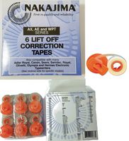 Nakajima LO001 Lift Off Correction Tapes 6 Pack