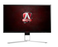 AOC Agon AG241QX 24" Gaming Monitor, QHD 2560x1440, G-Sync Compatible + Adaptive-Sync, 144Hz, 1ms, DisplayPort/HDMI/DVI-D/VGA, Quickswitch Keypad, VESA