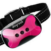 DogRook Rechargeable Bark Collar - Humane, No Shock Training Collar - Action Without Remote - Vibration & Sound Care Modes - for Small, Medium, Large Dogs Breeds - No Harm Deterrent Vibrating Control
