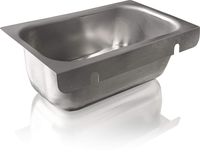 Commercial Kitchen Restaurant Duty Canopy Hood Grease Cup- Removable Keyhole Mount 2 ½" Deep