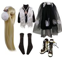 EVA BJD Set of Fashion Clothes Wigs Shoes Socks Accessories Full Set for 1/3 21-23inch 60cm BJD Dolls (Sherry)