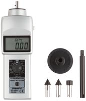 Shimpo DT-105A Handheld Tachometer with 6" Wheel, LCD Display, 0.10 - 25000rpm Range