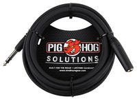 Pig Hog PHX14-10 1/4" TRSF to 1/4" TRSM Headphone Extension Cable, 10 Feet