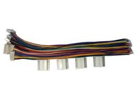 8 Sets JST PH 2.0MM 8 Pin Female Single Connector with Flat Wires 200MM 1007 26AWG