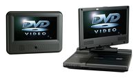 Venturer (PVS19388IR) Swivel Dual-Screen Portable/Mobile DVD Player - Set of Two 8-Inch LCD Screens