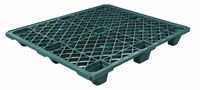 Aviditi CPP110 Economy Plastic Pallet, 48" x 40" x 5 1/10", Black