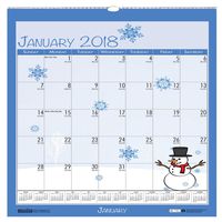 House of Doolittle 2018 Monthly Wall Calendar, Seasonal, 12 x 12 Inches, January - December (HOD338-18)