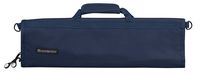 Messermeister 8-Pocket Heavy Duty Nylon Padded Knife Roll, Luggage Grade and Water Resistant, Navy