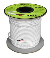18AWG Low Voltage LED Cable 2 Conductor Jacketed in-Wall Speaker Wire UL/cUL Class 2 (200 ft Reel)