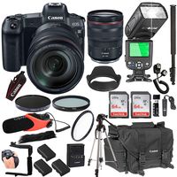 Canon EOS R Mirrorless Digital Camera with 24-105mm f/4L is USM Lens kit Bundle with Professional Accessories (20 Items)