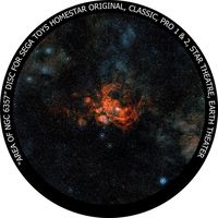 Area of NGC 6357 disc for Segatoys Homestar Pro 2, Classic, Original, Earth Theater Home Planetarium