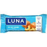 LUNA BAR - Gluten Free Bars - Sea Salt Caramel Flavor - (1.69 Ounce Snack Bars, 15 Count)