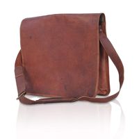 Passion Leather Vintage 15 Inch Leather Messenger Satchel laptop Bag/Fits 13" 14" Laptops