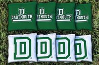 Victory Tailgate NCAA Collegiate Regulation Cornhole Game Bag Set (8 Bags Included, Corn-Filled) - Dartmouth College Big Green