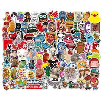 8 Series Stickers 100 pcs/Pack Stickers Variety Vinyl Car Sticker Motorcycle Bicycle Luggage Decal Graffiti Patches Skateboard Stickers for Laptop Stickers for Kid and Adult