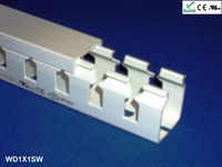 Machine-Pro Products WD1X1SW White Open Slot Wiring Cable Raceway Duct with Cover, 1x1x78 Inch (25mmx25mmx2m)