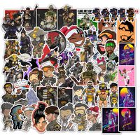 Meet Holiday Apex Legends Gaming Stickers Waterproof Vinyl Scrapbook Stickers Car Motorcycle Bicycle Luggage Decal 104 PCS Laptop Stickers (APEX Legends)