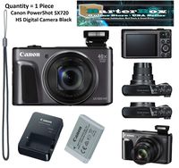 Canon PowerShot SX720 HS 20.3MP Digital Camera 40x Optical Zoom - Black