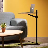 Viozon Floor Stand for Laptop Aluminum Height Adjustable Table for Bed Sofa, Upgraded and Reinforced Chassis,Applicable to All Laptop Notebook Tablets Pad Projector Camera (Floor Laptop)