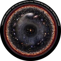 Logarithmic Universe disc for Uncle Milton Star Theater Pro/Nashika NA-300 Home Planetarium