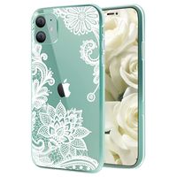 Savourio iPhone 11 Pro Case, HD Clear Ultra Slim Fit Soft TPU Protective Clear Case Shock-Absorption Anti-Scratch Compatible Cover Cases for iPhone 11 5.7 inch [2019] [Lace White]