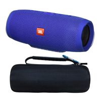 JBL Charge 3 Waterproof Bluetooth Speaker + hardcover Portable case. (Blue)