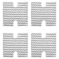 Amyehouse 4-Pack Shark Touch Free Dirt Grip Washable Microfiber Pad Replacememt for Shark Lift-Away & Genius Steam Mop S3973 S3973D S5002 S5003 S6001 S6002 S6003 Part # XTP184 & P184WQ