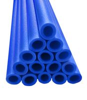 Upper Bounce 33 Inch Trampoline Pole Foam Sleeves, Fits 1" Diameter Pole - Set of 12 -Blue