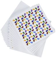 3dRose Walking In All Directions Many Feet Condense Pattern - Greeting Cards, 6 x 6 inches, set of 12 (gc_6050_2)