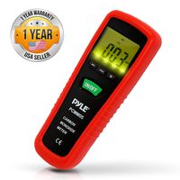 Hand Held Carbon Monoxide Meter - High Accuracy and 1000 PPM Measurement Range CO Sensor w/Digital LCD Display Auto Power Off Safety Alarm Battery Operated and Control Buttons - Pyle PCMM05