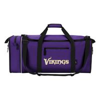 NFL Minnesota Vikings NFL Steal Duffel, Purple, Measures 28" in Length, 11" in Width & 12" in Height