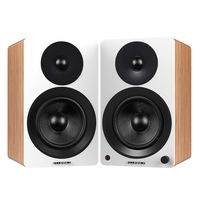 Fluance Ai60 High Performance Powered Two-Way 6.5" 2.0 Bookshelf Speakers with 100W Class D Amplifier for Turntable, PC, HDTV & Bluetooth aptX Wireless Music Streaming (Lucky Bamboo)