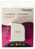 Aluratek 7-Port USB 2.0 Hub with AC Adapter - AUH1207F