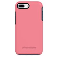 OtterBox SYMMETRY SERIES Case for iPhone 8 Plus & iPhone 7 Plus (ONLY) - Retail Packaging - SALTWATER TAFFY (PIPELINE PINK/BLAZER BLUE)